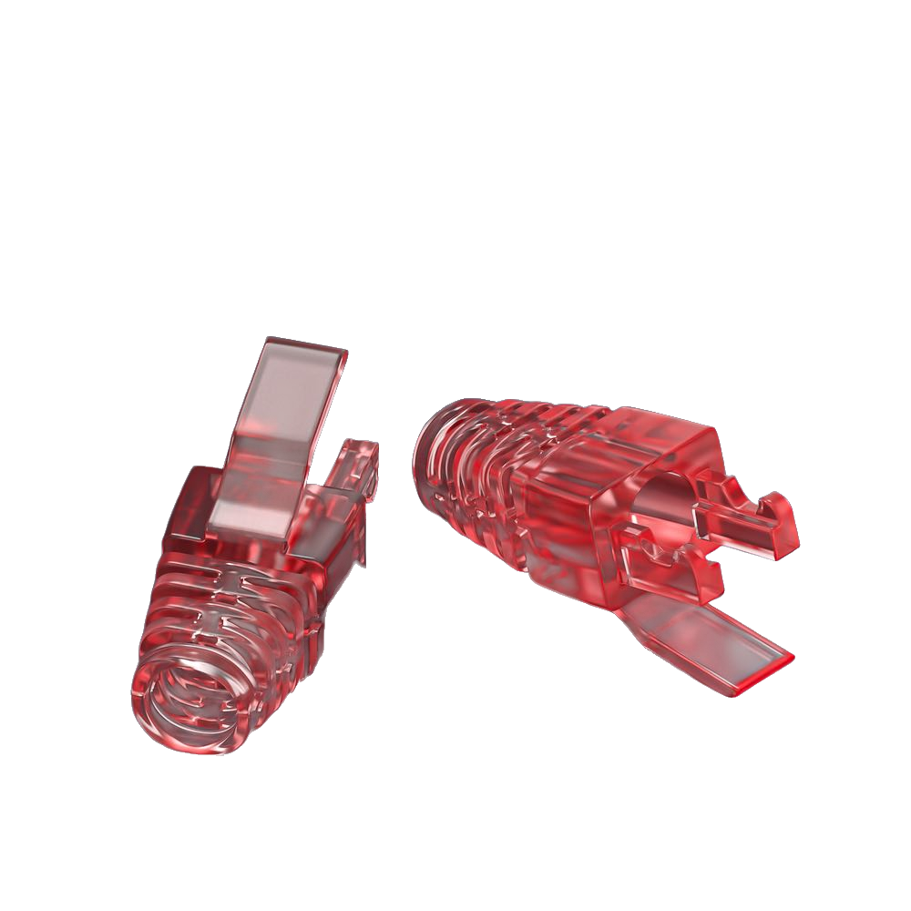 Защитный колпачок Maxicord для коннектора RJ-45(8P8C), красный, 100 шт