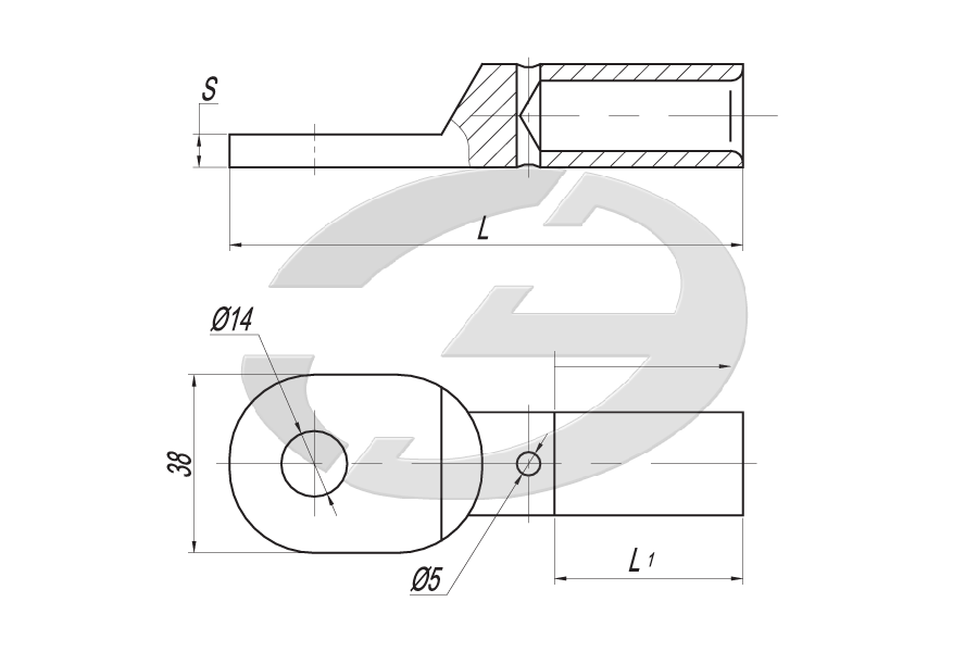 Аппаратный зажим А1А-95-3Т (Д)